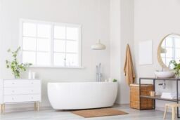 New Edge Blinds Marlow Collection Soft Touch Non-Slip Bathroom Rug in Brown - Size: 60 cm x 45 cm - thumbnail 4