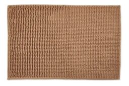 New Edge Blinds Marlow Collection Soft Touch Non-Slip Bathroom Rug in Brown - Size: 60 cm x 45 cm - thumbnail 1