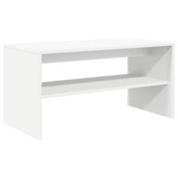 Berkfield Home TV Cabinet White 80x40x40 cm Engineered Wood - Size: 80 x 40 x 40 cm - thumbnail 1