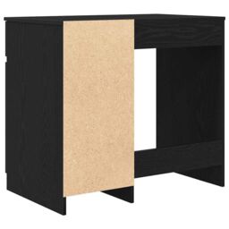Berkfield Home Desk Black Oak 86x49x76 cm Engineered Wood - Size: 86 x 49 x 76 cm - thumbnail 8
