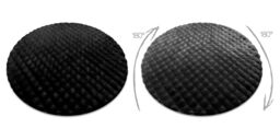 RugsX Bubble Rug in Black - Size: 120 cm diameter - thumbnail 3