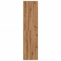 Berkfield Home Wardrobe Artisian Oak 50x50x200 cm Engineered Wood in Brown - Size: 50 x 50 x 200 cm - thumbnail 5