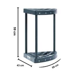 SPETLEK Garden Corner Tools Storage Rack in Dark Grey - thumbnail 2