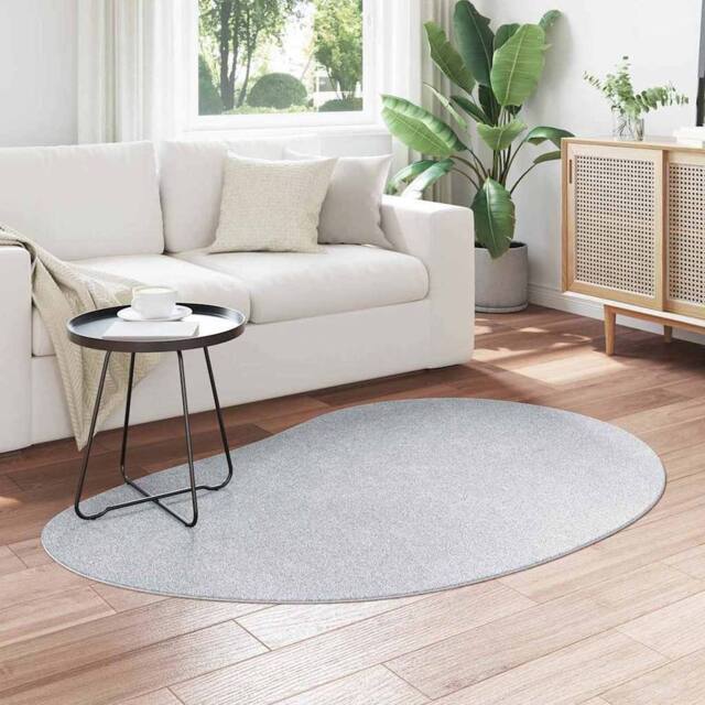 Berkfield Home Modern Area Rug Grey 120x170 cm Polyester Non-Slip - Size: Medium - image 1