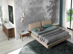 Angel Cerda Walnut sideboard with porcelain marble top in Brown - thumbnail 4