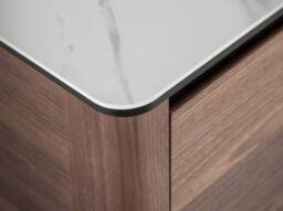 Angel Cerda Walnut sideboard with porcelain marble top in Brown - thumbnail 6