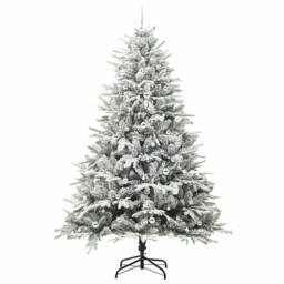 Berkfield Home Artificial Pre-lit Christmas Tree with Ball Set Green 240 cm - thumbnail 4
