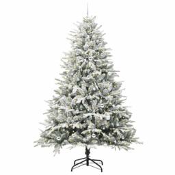 Berkfield Home Artificial Pre-lit Christmas Tree with Ball Set Green 240 cm - thumbnail 3