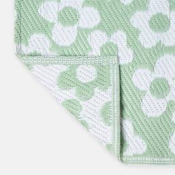 OHS Daisy Reversible Outdoor Garden Rug Waterproof Area Mat - Size: 80 cm x 150 cm - thumbnail 5