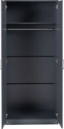 Seconique Dakotia 2 Door Wardrobe in Dark Grey - thumbnail 4