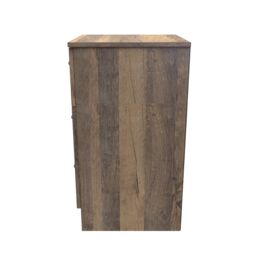 Ready Assembled 2 U Trent 3 Drawer Bedside Cab(Ready Assembled) in Dark Brown - thumbnail 2