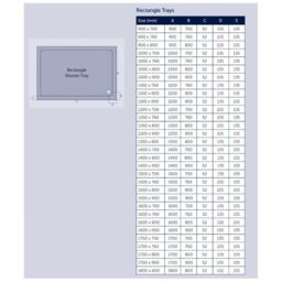 Clifton 900mm x 800mm RECTANGULAR Shower Tray - STONE RESIN in White - thumbnail 2