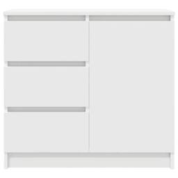 Berkfield Home Sideboard with Drawer White 71x35x65 cm Engineered Wood - Size: 71 x 35 x 65 cm - thumbnail 6