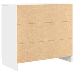 Berkfield Home Sideboard with Drawer White 71x35x65 cm Engineered Wood - Size: 71 x 35 x 65 cm - thumbnail 8