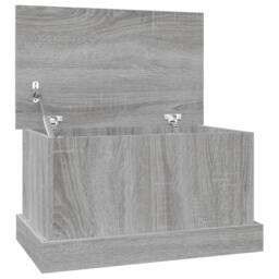 Berkfield Home Storage Box Grey Sonoma 50x30x28 cm Engineered Wood - Size: 50 x 30 x 28 cm - thumbnail 1