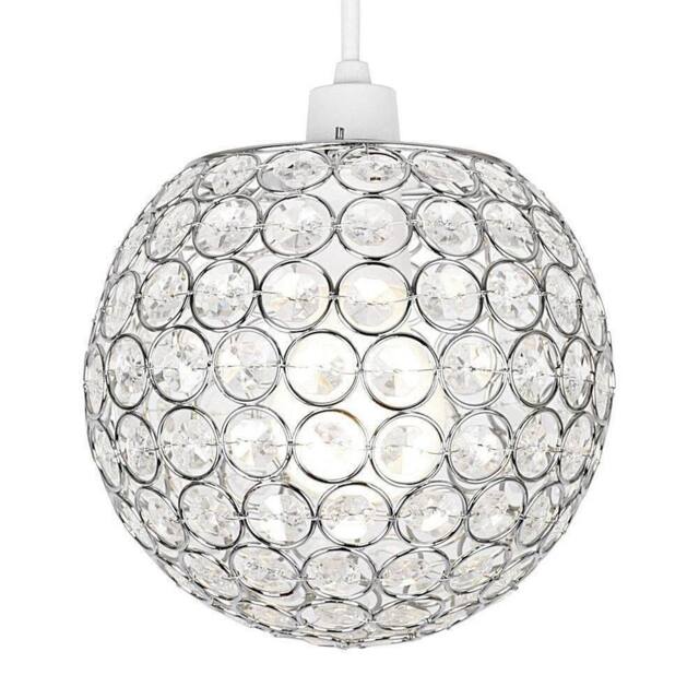 EONLION Modern Crystal Drop Chandelier Shade, Acrylic in Clear - image 1