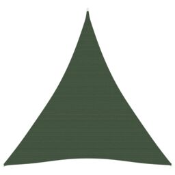 Berkfield Home Sunshade Sail 160 g/m ² Dark Green 4x5x5 m HDPE - thumbnail 1