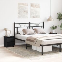 Berkfield Home Bedside Cabinets with Drawers 2 pcs Black Oak 30x30x40 cm - Size: 30 x 30 x 40 cm - thumbnail 1