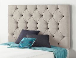 Somnior Premier Plush Velvet Sprung Memory Foam 4 Drawer Divan Bed Set with Upholstered Headboard in Silver - Size: Super King - thumbnail 6