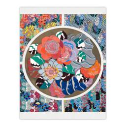 Artery8 Edouard Benedictus Framed Wall Art Print Floral Art Deco Pattern - Size: A4 - thumbnail 3