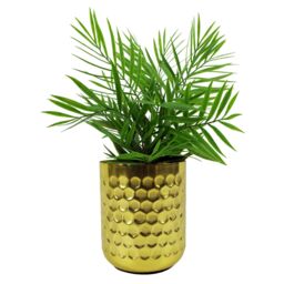 Leaf 40cm Artificial Bamboo Palm Bush Plant in Green - thumbnail 5