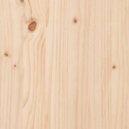 Berkfield Home Bed Frame without Mattress 140x200 cm Solid Wood Pine in Natural - thumbnail 8