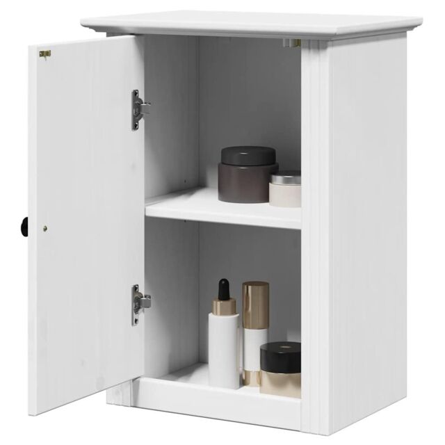 Berkfield Home Bathroom Wall Cabinet BODO White 44x30x60 cm - Size: 44 x 30 x 60 cm - image 1