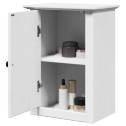 Berkfield Home Bathroom Wall Cabinet BODO White 44x30x60 cm - Size: 44 x 30 x 60 cm - thumbnail 1