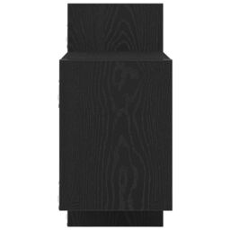 Berkfield Home Wall Shelf Black Oak 129x18x42 cm Engineered Wood - Size: 129 x 18 x 42 cm - thumbnail 6