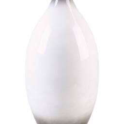 Wyld and Coco 46cm Black and White Terracotta Vase - thumbnail 2