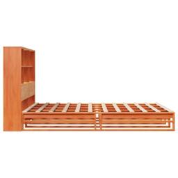 Berkfield Home Decorative Bookcase Bed without Mattress Wax Brown 140x190 cm Sol - thumbnail 7