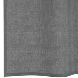 Berkfield Home Voile Curtains with Loops 2 pcs Dark Grey 140x260 cm - thumbnail 6