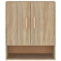 Berkfield Home Wall Cabinet Sonoma Oak 60x31x70 cm Engineered Wood in Brown - Size: 60 x 31 x 70 cm - thumbnail 5