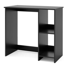 Gymax 80 CM Home Office Desk Small Computer Desk for Small Space-Black in Black - thumbnail 9