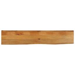 Berkfield Home Table Top Live Edge 160x40x3.8 cm Solid Wood Mango in Brown - thumbnail 1