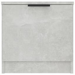 Berkfield Home Decorative Bedside Cabinets 2 pcs Concrete Grey 40x39x40 cm - Size: 40 x 39 x 40 cm - thumbnail 7