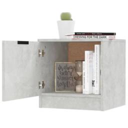 Berkfield Home Decorative Bedside Cabinets 2 pcs Concrete Grey 40x39x40 cm - Size: 40 x 39 x 40 cm - thumbnail 5