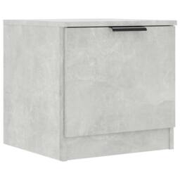 Berkfield Home Decorative Bedside Cabinets 2 pcs Concrete Grey 40x39x40 cm - Size: 40 x 39 x 40 cm - thumbnail 6