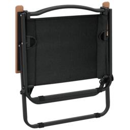 Berkfield Home Camping Chairs 2 pcs Black 54x43x59cm Oxford Fabric - Size: 54 x 43 x 59 cm - thumbnail 6