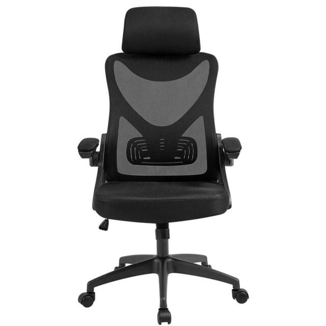 Kelvenix High Back Home Mesh Chair Ergonomic Office Chair black - Size: 0.6m2 - image 1