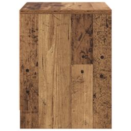 Berkfield Home Bedside Cabinet Old wood Engineered wood in Brown - thumbnail 7