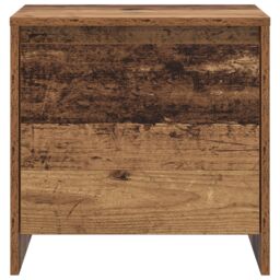 Berkfield Home Bedside Cabinet Old wood Engineered wood in Brown - thumbnail 6