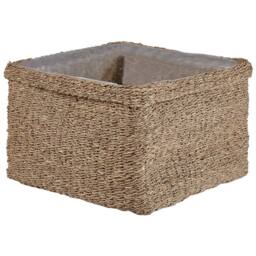 Wyld and Coco Natural Seagrass Planter Set of 3 - 23x34 cm 27x36 cm 30x45 cm in Brown - Size: Large - thumbnail 5