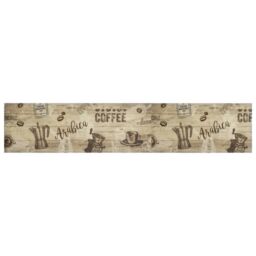 Berkfield Home Kitchen Rug Washable Coffee Brown 60x300 cm Velvet - thumbnail 2