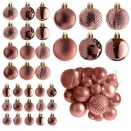 Neo Set of 36 Christmas Tree Ornaments Baubles Set in Natural - thumbnail 6