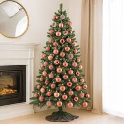 Neo Set of 36 Christmas Tree Ornaments Baubles Set in Natural - thumbnail 2