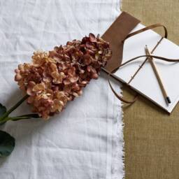 Wyld Haus Set of 3 Burgundy Spear Hydrangea Artificial Stems - thumbnail 5