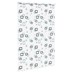 Berkfield Home Shower Roller Blind 160x240 cm Fabric Width 156 cm in White - thumbnail 4