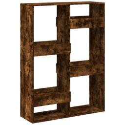 Berkfield Home Room Divider Smoked Oak100x33x135 cm Engineered Wood in Brown - Size: 100 x 33 x 135 cm - thumbnail 3