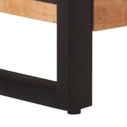 Berkfield Home Coffee Table 120x55x40 cm Solid Wood Acacia in Brown - Size: 120 x 55 x 40 cm - thumbnail 5